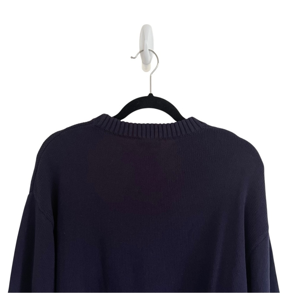 Edikted Blue 1976 Billiards Cotton Graphic Crewneck Sweater NWT Medium - Picture 5 of 10